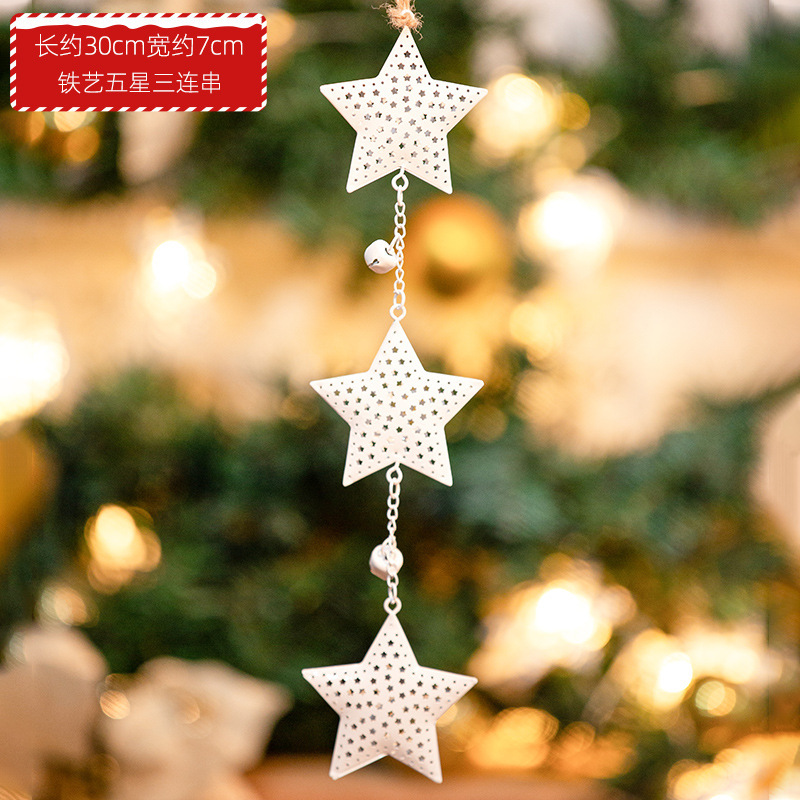 Lámpara de estrella LED Cadena de luz cálida Decoración de jardín Luz de cadena USB Lámpara de Navidad Iluminación de habitación Caja de batería Lámpara de estrella