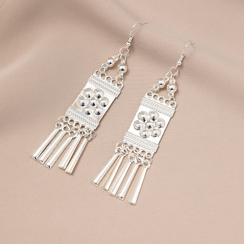 ethnic small design fashionable retro earrings