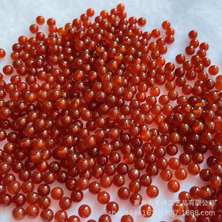 [Красный Агат одинарная бусина] натуральный красный агат халцедон Свободные Круглые бусины оптом полуфабрикаты DIY аксессуары Орнамент бусины