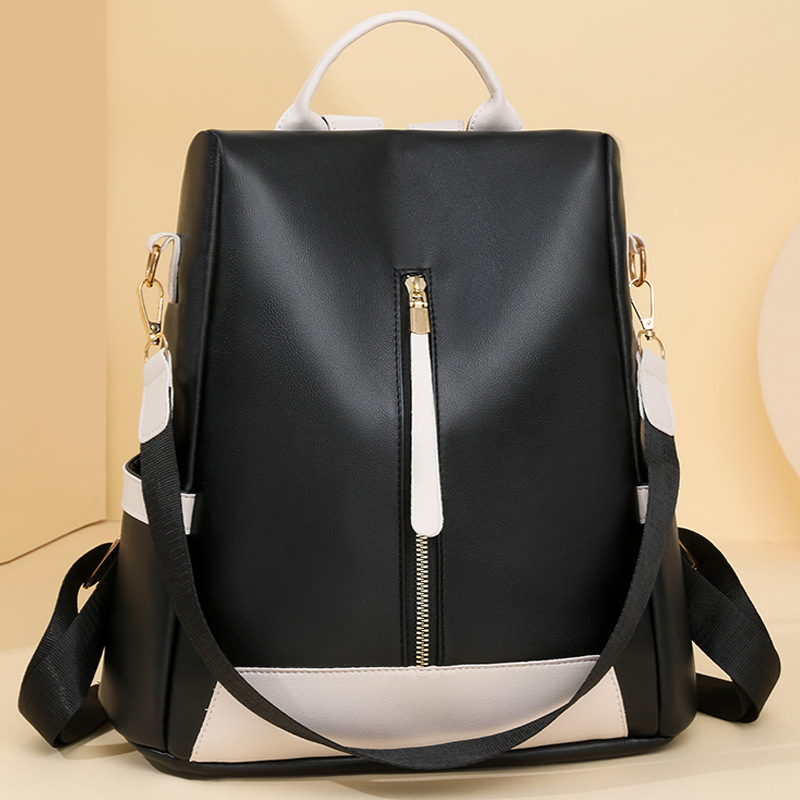 Mochila antirrobo para mujer 2024 nueva versión coreana de cuero suave moda todo fósforo momia bolsa de viaje para mujer mochila de gran capacidad