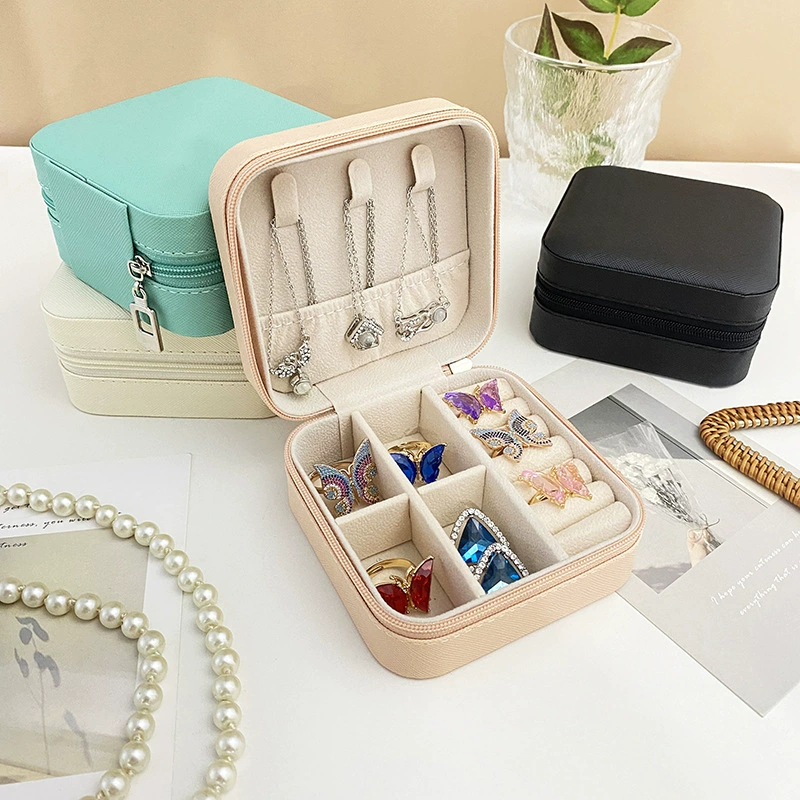 Travel Ring Necklace Storage Box Portable from Yomiego