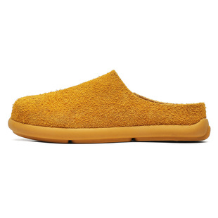 Trendy Commuter Birkenstock Washed Closed-Toe Half-Slip Little Potato Big-Toe Mules Couple Style 45773-35773 Yellow-J