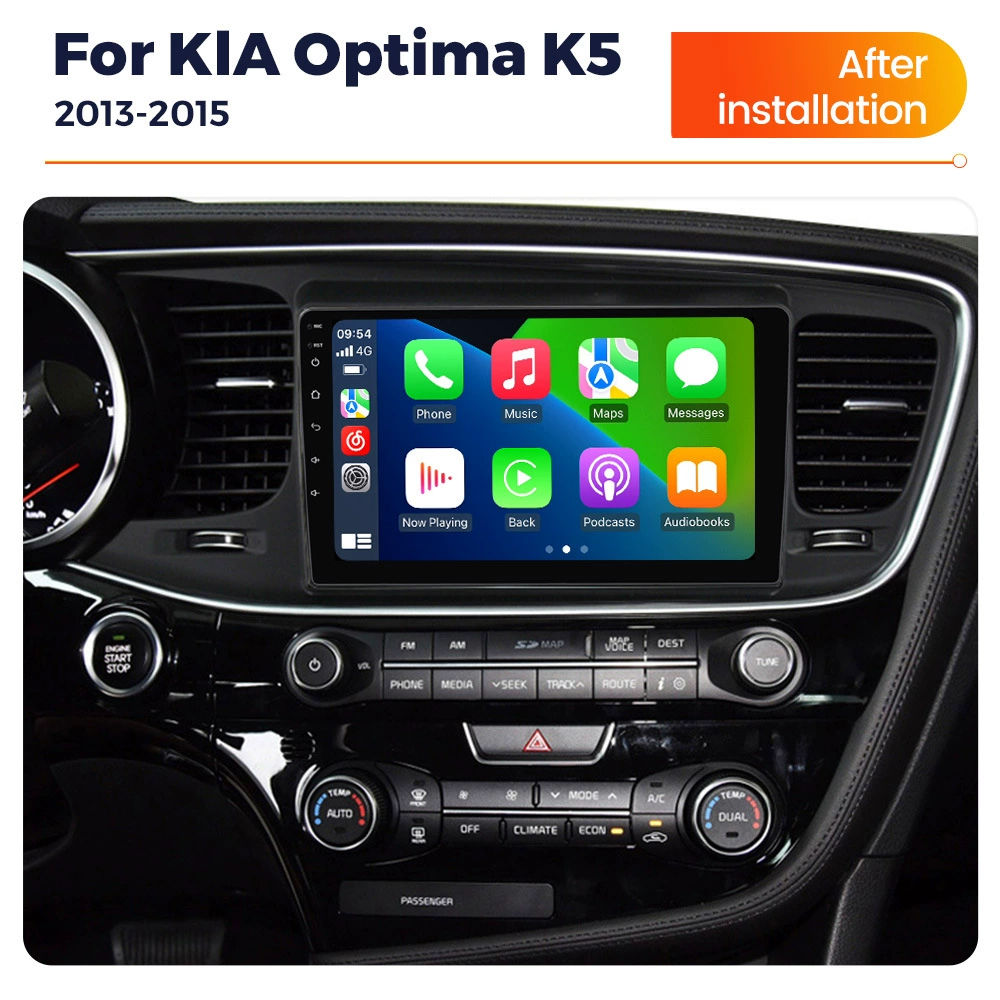 Применимо для Kia Optima K5 2013–2015, замена на Android-систему, Bluetooth после просмотра экрана навигации CarPlay