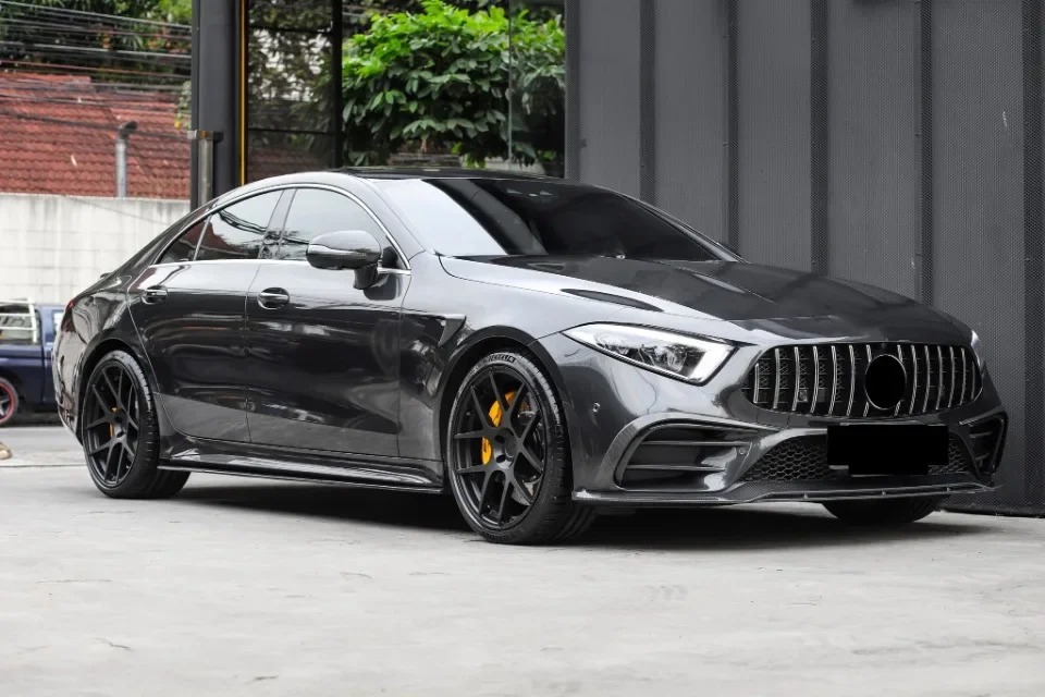 Suitable for 2019+ Mercedes-Benz Clsw257 C257 Modified Gt Starry Sky Front Bumper Grille Original Car Abs