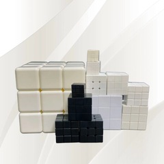メーカー直販ロゴuv広告素体r大角キーホルダー白胚バネねじミニ三階ルービックキューブ