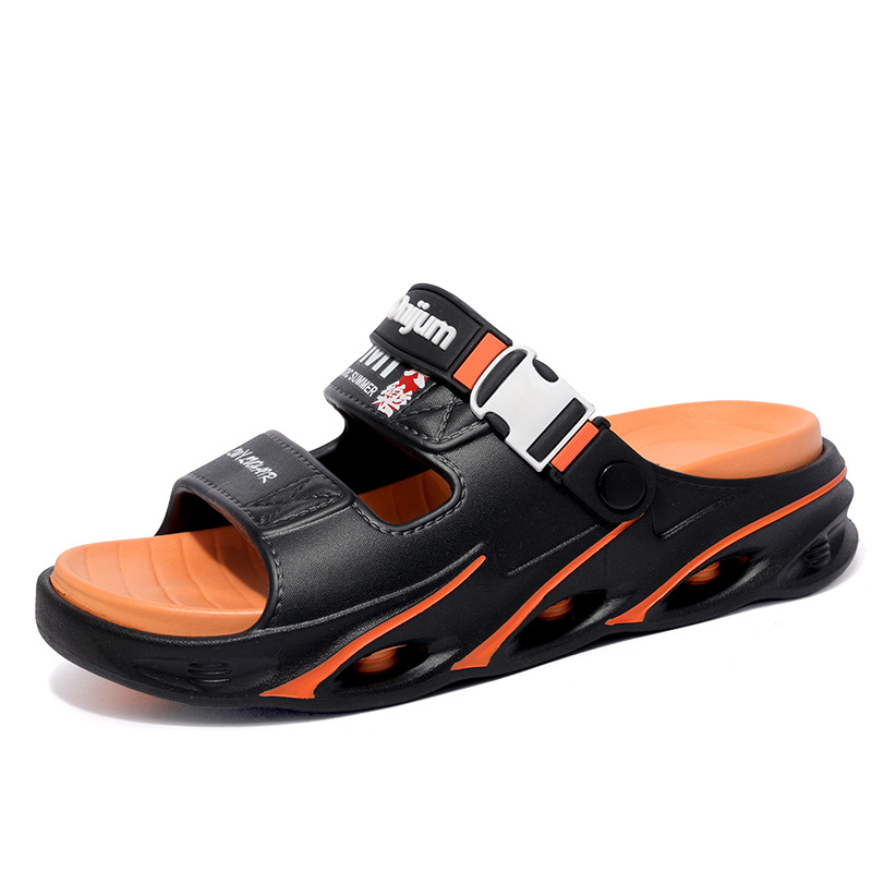 Zapatillas verano nuevo estilo casual para hombres sandalias de conducción de uso exterior tallas grandes sandalias de playa ligeras con sensación de mierda
