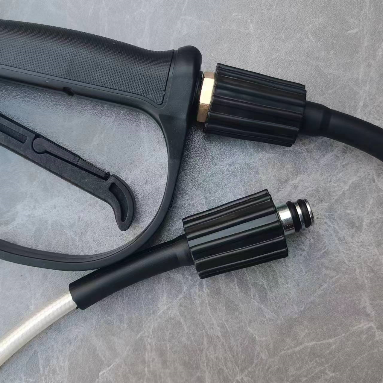 Compass High-Pressure Car Washer Accessories: Water Hose with Water Gun, Car Cleaning Pump Hose, Hose with Gun, Explosion-Proof High-Pressure Water Gun