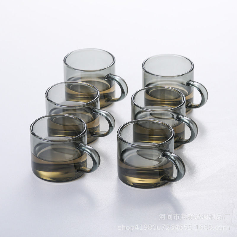 80ml 블랙 컵 6 팩