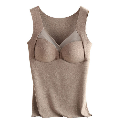 Live broadcast new thermal vest for women plus fat and enlarged lace suspenders belly underwear thickened sexy bottoming clothing for women