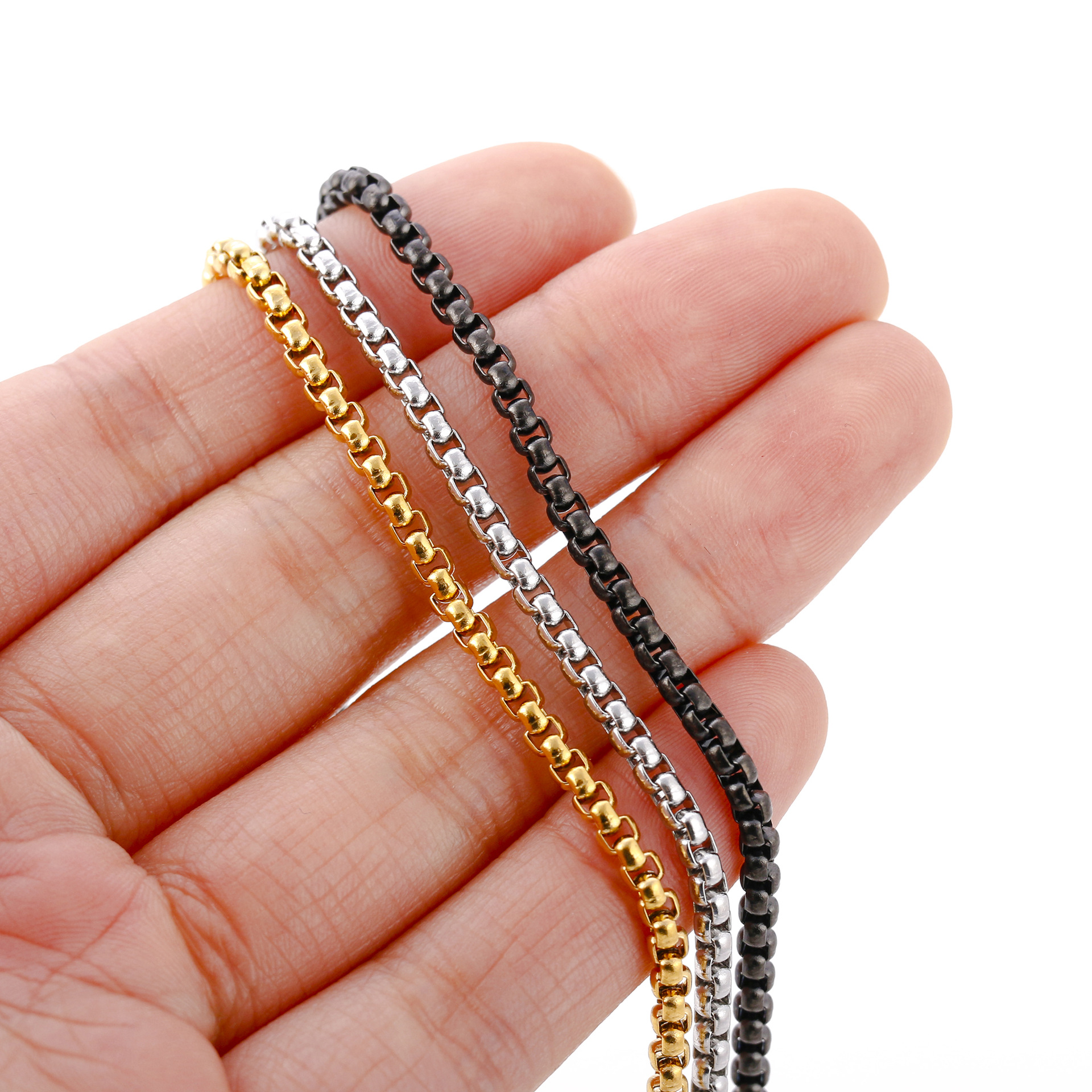 36g Weight 18K Gold Plated Plating Material DIY Jewelry Accessories Classification 1 Piece Quantity Stainless Steel Material Geometric Pattern Plating Design Basic Style Basic Geometric 18k Gold Plated Stainless Steel Wholesale Jewelry Accessories 5