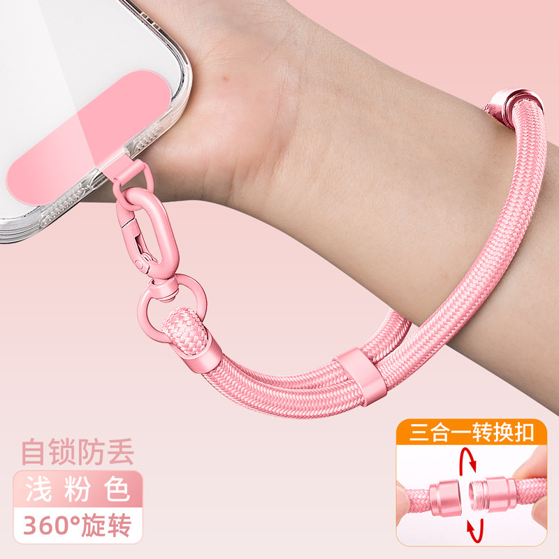 携帯電話ストラップ、ハンドロープ、スリーインワン、長さ調節可能、女性用リストスタイルクロスボディハンギングネック、ハイエンドハンギングチェーンストラップロープ|undefined