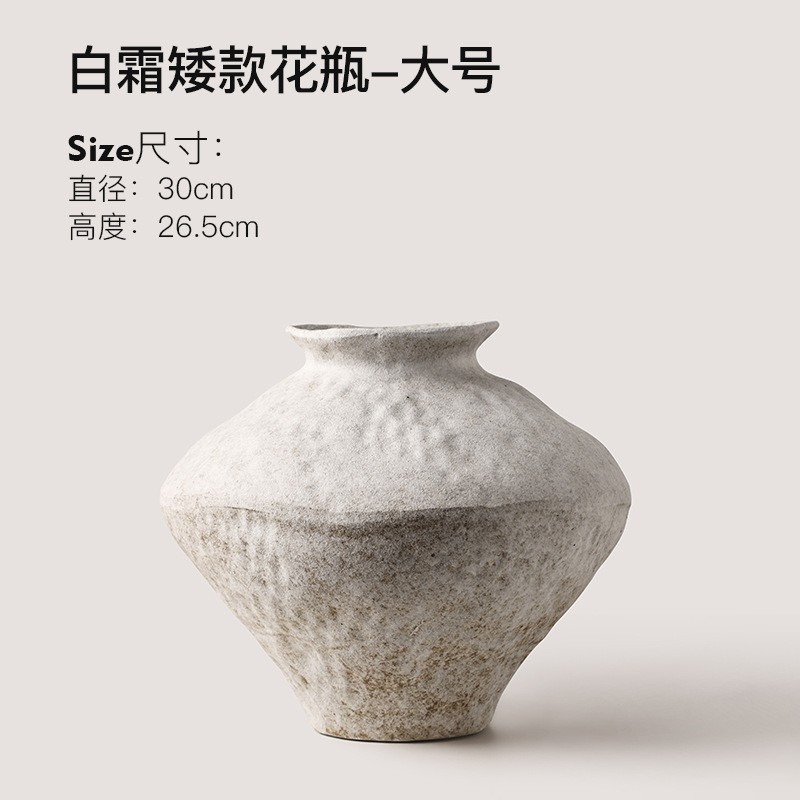 Jingdezhen vasos de cerámica retro nueva cerámica china estilo tranquilo estilo de alto nivel flor floral decoración de la sala de estar