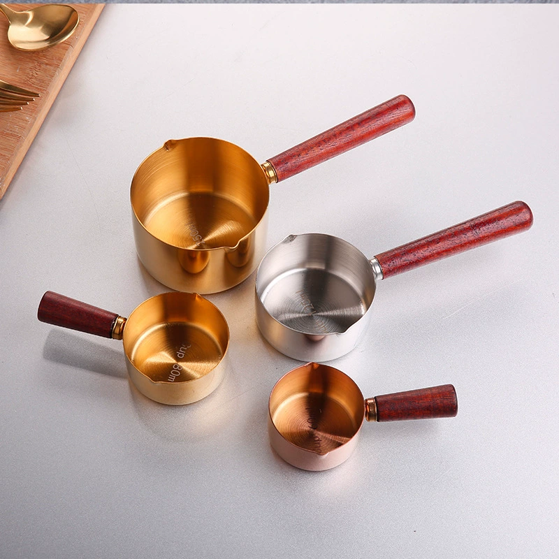 Нержавеющая сталь Многофункциональный соус чашка Совок Ложка Риса томатный салат окунать чашку кофе Американский латте кофе мерная чашка