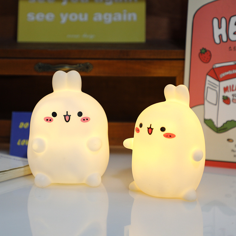 Linda celebridad de Internet ins Typhoon dormitorio luz regalo de cumpleaños decoración de niña chica corazón luz de noche de conejo