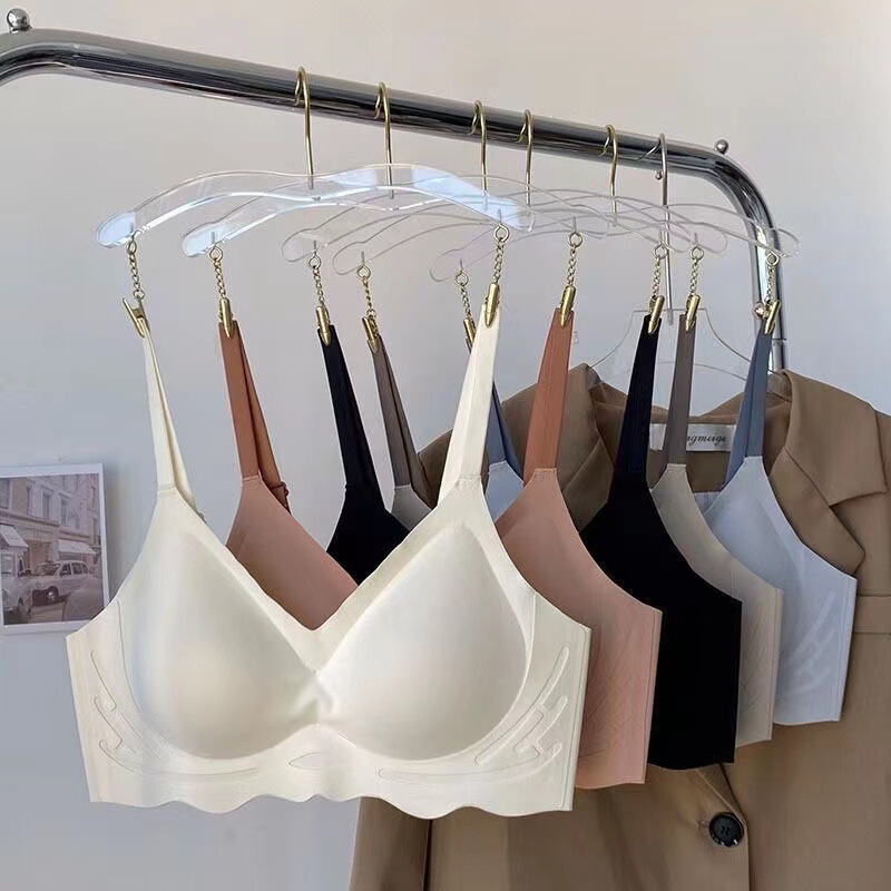 Women's underwear thin chest-flattering small breathable seamless wireless beauty back student girl bra sports sleep bra Women's underwear thin chest-flattering small breathable seamless wireless beauty back student girl bra sports sleep bra