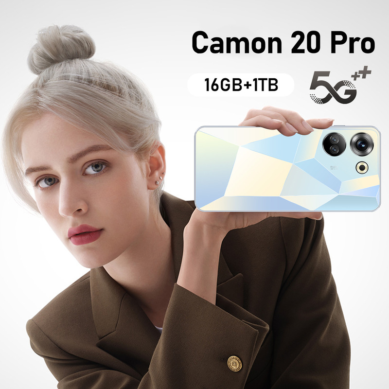 Cross-Border New Smartphone Camon 20 Pro Hot-Selling 16+1t Large Memory Large Screen Mobile Phone Source Manufacturer