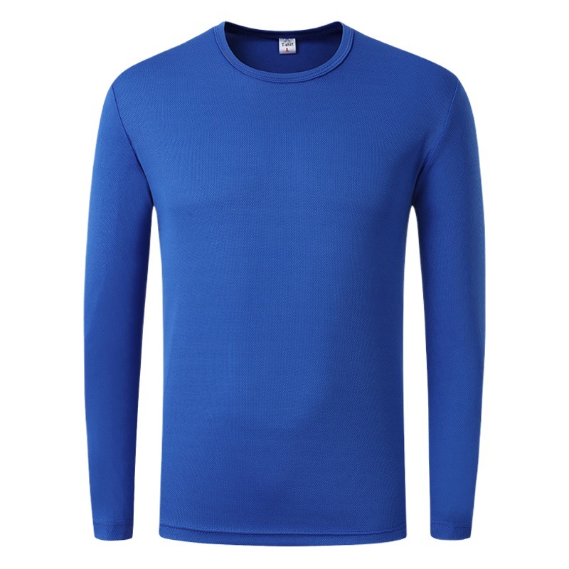 Deportes de secado rápido Camiseta de manga larga camisa de polo personalizado otoño deportes ropa de fitness ropa de trabajo camisa cultural logotipo impreso