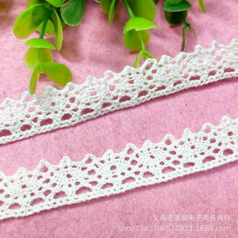 厂家直发棉线机织刺绣花边 手工袖口家纺裙摆DIY童装辅料
