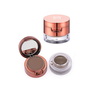 Missyoung's New Double-Layer Dyed Eyebrow Cream and Eyebrow Powder Combination Is Waterproof, Long-Lasting and Does Not Take Off Makeup, Stereo Shaping Wild Eyebrows