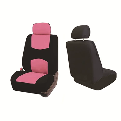 Seat Cushion Two-Piece Set Manufacturer – Universal seat cover - pink-2-piece-set-front-single-seat