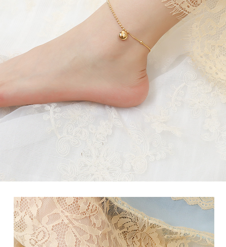 Fashion Simple Beads Anklet display picture 9