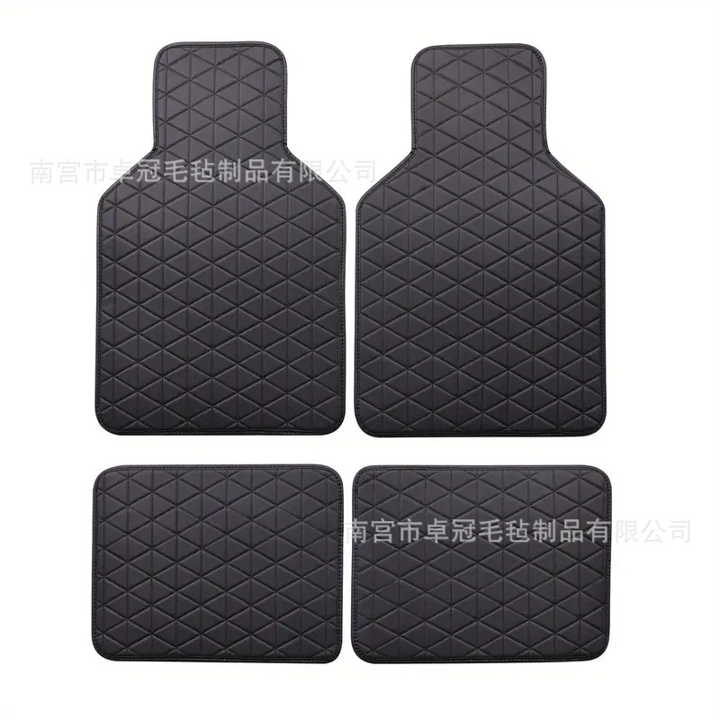 Universal – Universal PVC Universal Foot Pad - black-4pcs-set