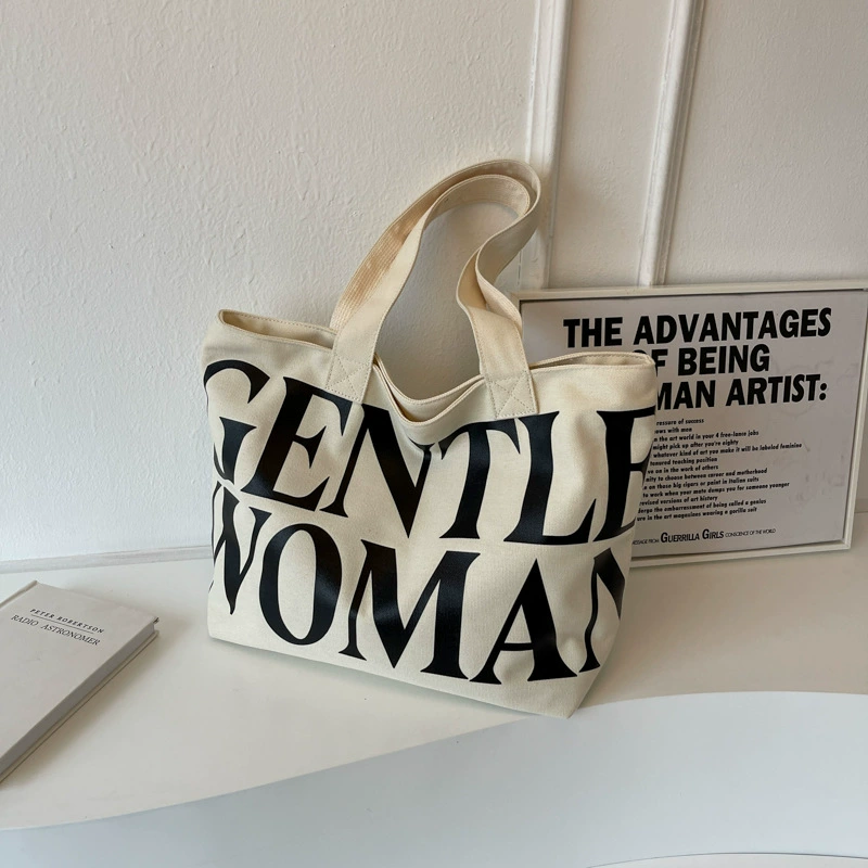 Таиланд Нежная женщина тотализатор Мумия Холщовая Сумка Новый контрастный цвет письмо печать простая сумка через плечо