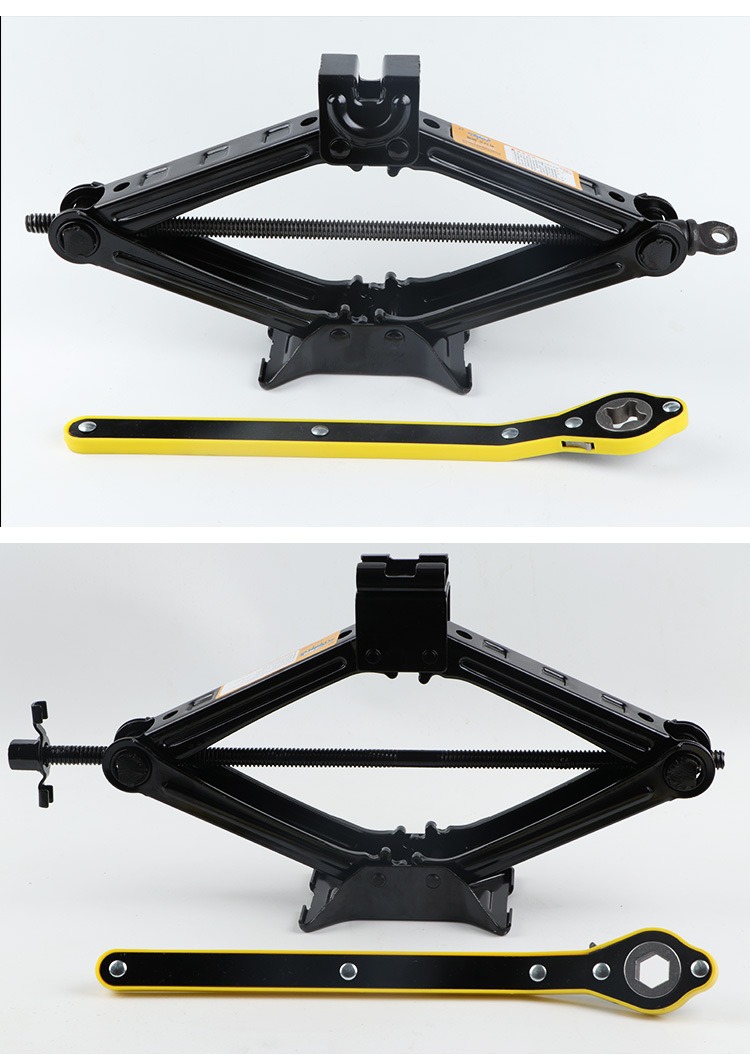 0kg Wholesale hand-operated car electric scissor-type vehicle tool for tire changing, labor-saving