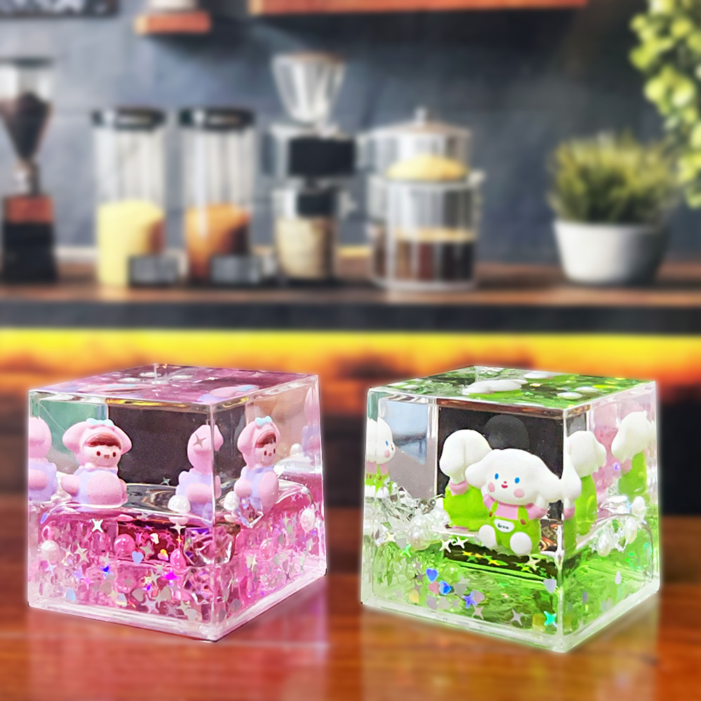 Dibujos animados de doble deriva en aceite, adornos de Dios de la riqueza, artefactos de decoración de escritorio de Kulomi, pequeños regalos para estudiantes, fábrica de regalos al por mayor