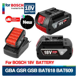 替代BOSCH备用电动工具18V 10A锂离子可充电电池GSR BAT618BAT610