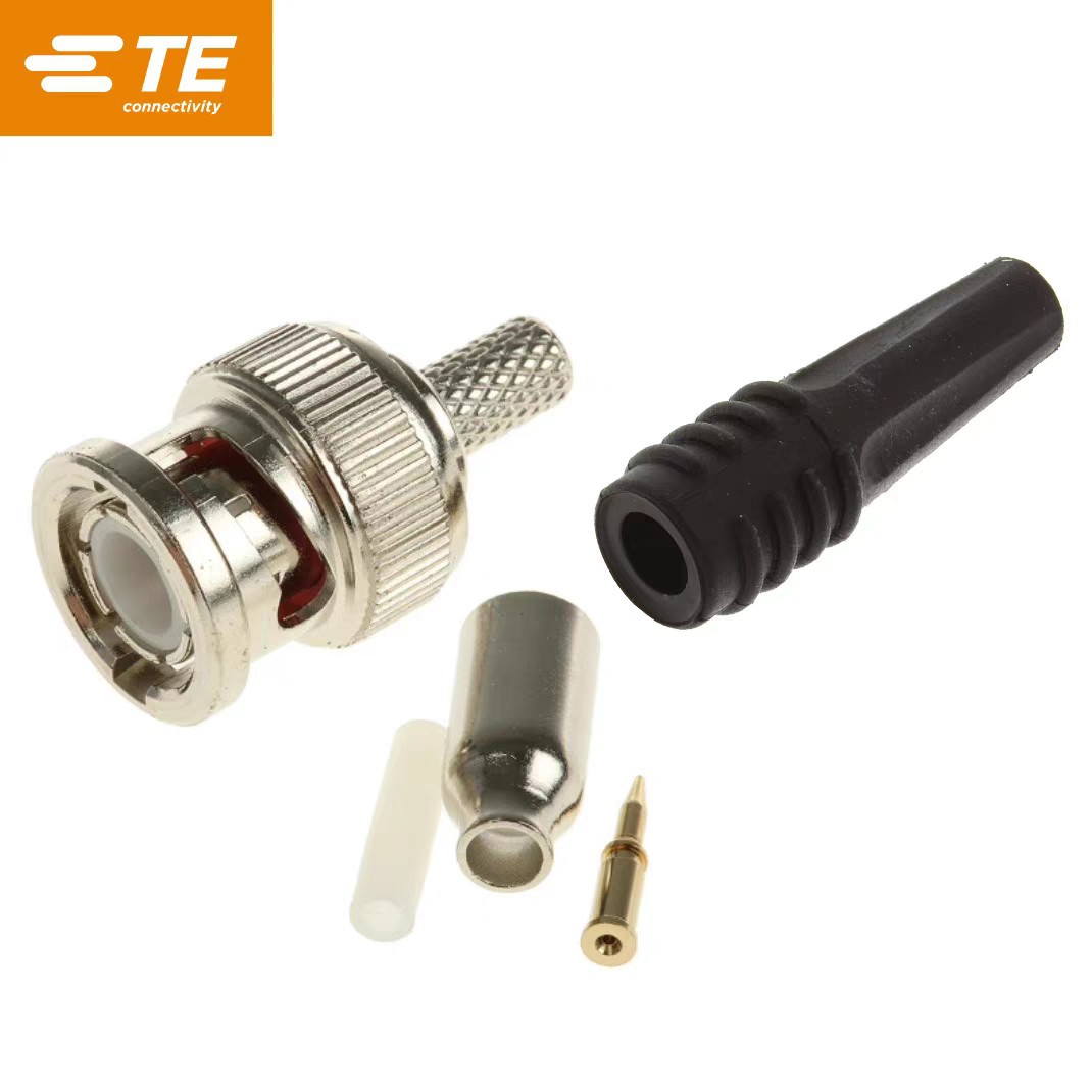TE泰科原装进口连接器5-1634500-0 RG174 316BNC公头带护套