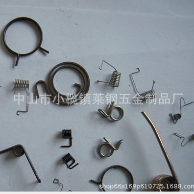 供应灯具电器锁具等各种异形弹簧扭簧拉簧复位簧开关弹簧触摸弹簧