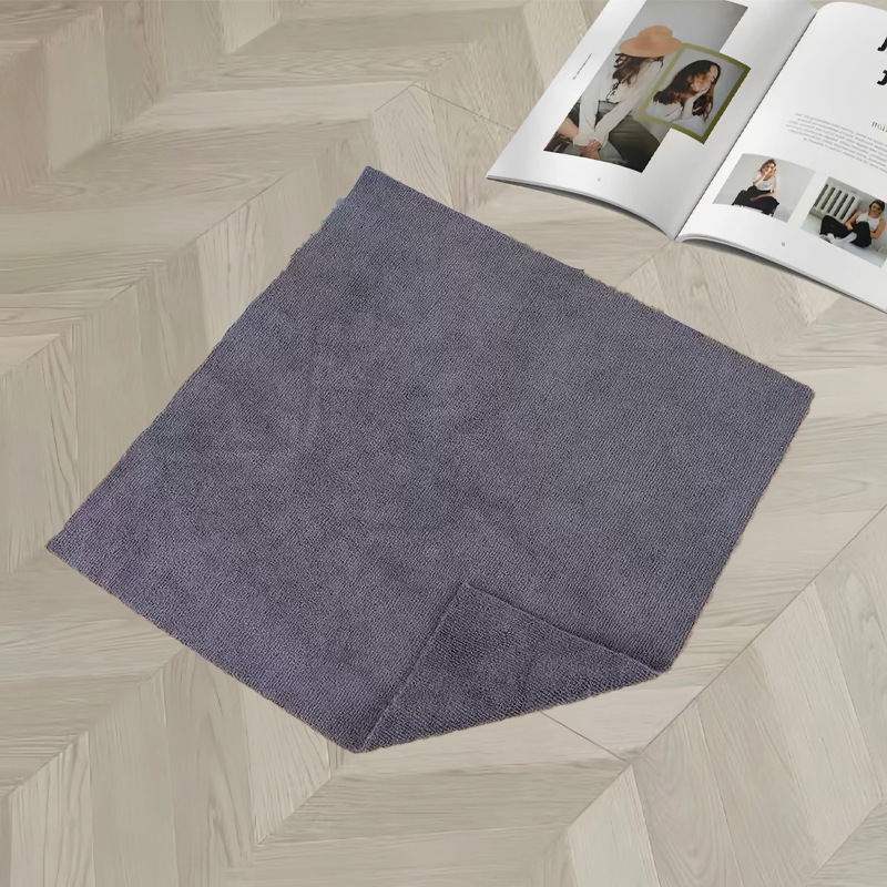 absorción de agua microfibra toalla de limpieza de automóviles borde de corte caliente toalla de lavado de automóviles gruesa pequeña toalla cuadrada de pelo alto y bajo toallas de limpieza de belleza image 7