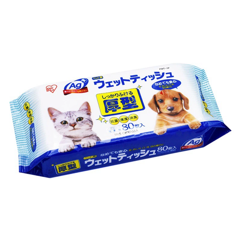 Япония IRIS Alice Pet wipes Салфетки для собак Алиса 80 штук салфеток для кошек чистящие дезодоранты Тедди салфетки