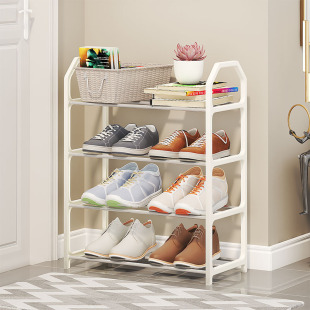 Simple Trapezoidal Shoe Rack Home Doorway Dormitory Dormitory Storage Shoe Cabinet Balcony Four-Layer Shelf Space-Saving