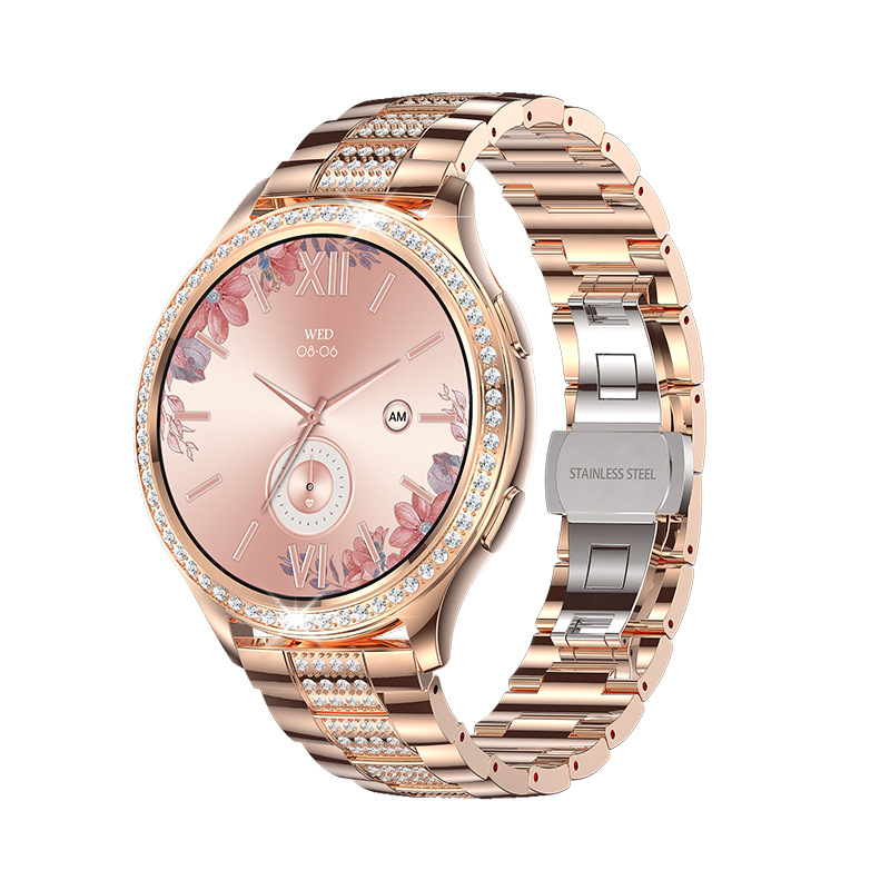 Cross-border new AK53 smart watch heart rate blood oxygen blood pressure sports health monitoring goddess model smart watch