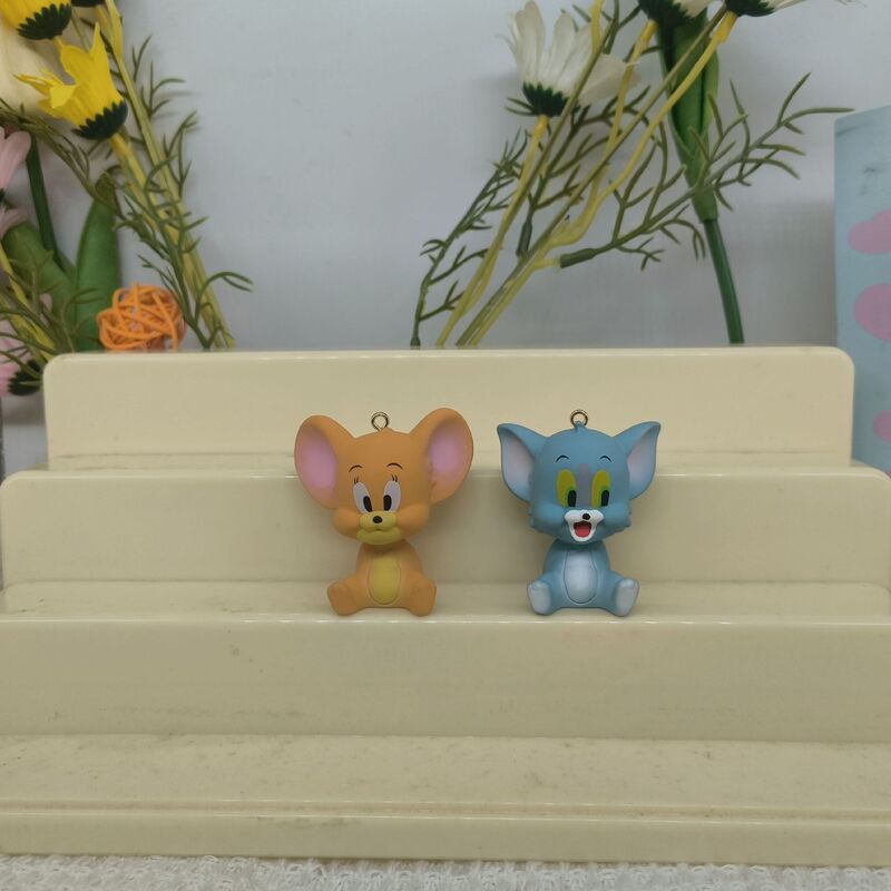 New Tom and Jerry Doll Pendant, Cute Cartoon Jerry and Tom Keychain, Small Gift New Tom and Jerry Doll Pendant, Cute Cartoon Jerry and Tom Keychain, Small Gift