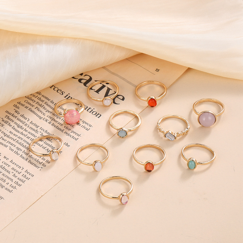 Holiday, Daily Occasion Alloy Material Simple Style Classic Style Heart Shape Alloy Inlay Zircon Women's Rings