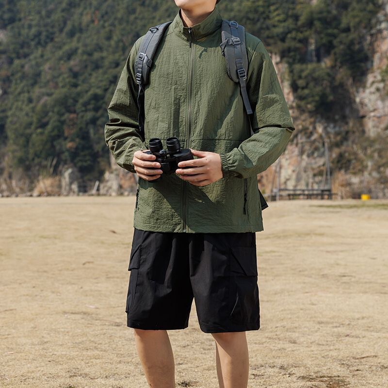 Japanese-Style Outdoor Unisex Sun Protection Clothing, Lightweight Single-Layer Waterproof Sports Cycling Windbreaker, Quick-Drying, Affordable, Export Japanese-Style Outdoor Unisex Sun Protection Clothing, Lightweight Single-Layer Waterproof Sports Cycling Windbreaker, Quick-Drying, Affordable, Export