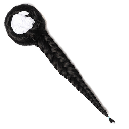 Wig ponytail European and American African braided ponytail drawstring fishbone twisted twist pigtail hair