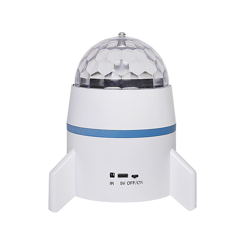 Bola mágica LED USB con música Bluetooth, luz de escenario multicolor para KTV, disco y baile