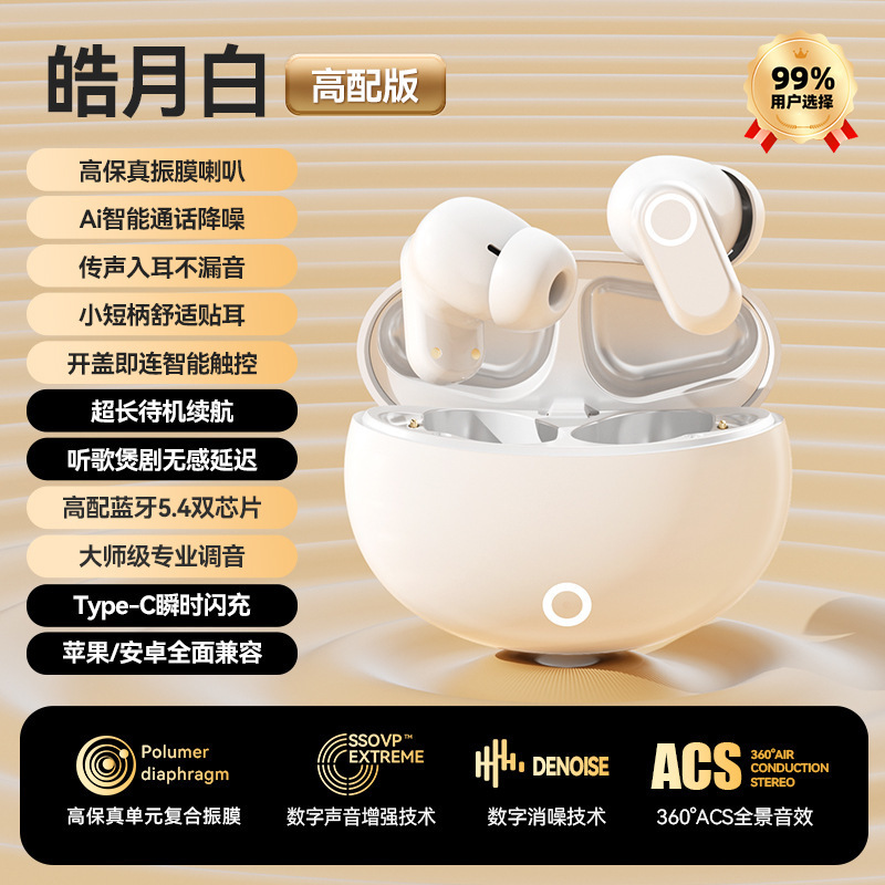 新型無線bluetoothイヤホン高音質快適運動ノイズ低減生放送高颜値超ロング航続適用イヤホン|undefined