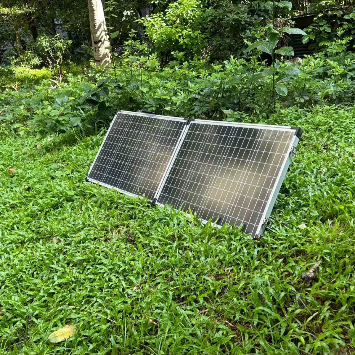 120W单晶太阳能玻璃板太阳能电池板游艇房车可折叠高效高效转换