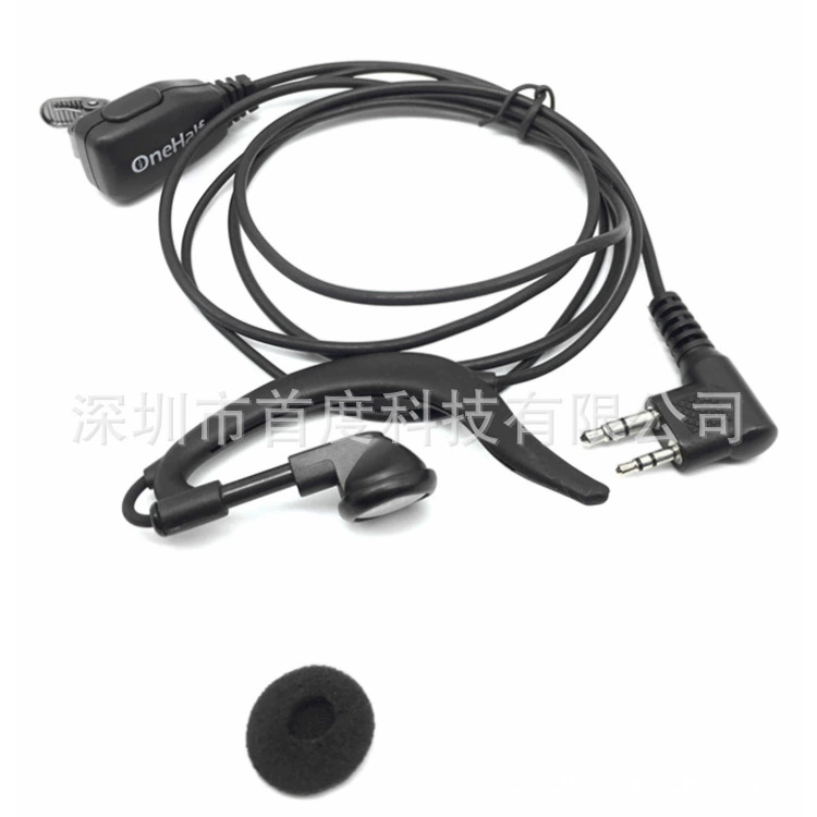M двуигольный TC500S 610 620 700 гарнитура с микрофоном, наушники с дужкой за ухо, двойной микрофон, прочный 8-жильный