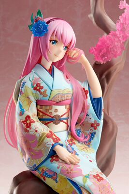 狼族动漫 初音 巡音露卡 LUKA 巡音流歌 花色衣Ver 和服 盒装手办