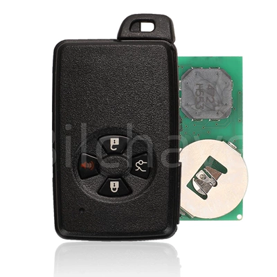 Car Keys Rav4 Smart Card Remote Control - 4-button-black
