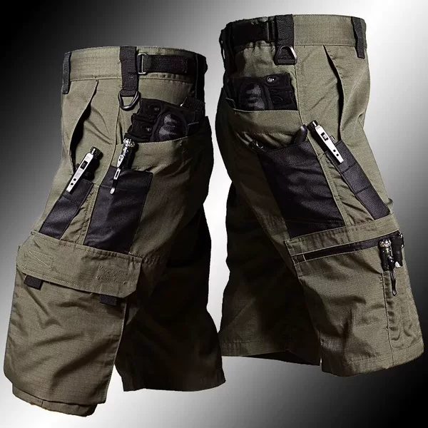 2026 Summer Aliexpress Men's Military Tactical Pants with Multi-Pocket Design, Workwear Style, Cool Sports Shorts Wholesale