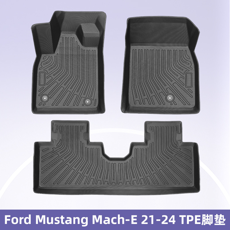 Para Ford Mustang Mach-E 21 - 24 3D TPE para todas las condiciones climáticas Cojín del maletero