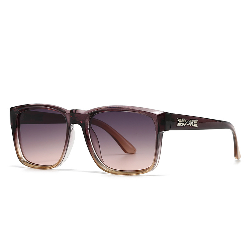 Cross-border Miami beach sunglasses rice nails European and American street photography ins net red model square sunglasses men's 3608_voghion.com