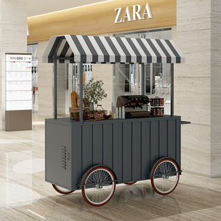 Snack Cart, Mobile Night Market Stall, Trolley, Sales Cart, Scenic Spot Supermarket Promotion Cart, Outdoor Float